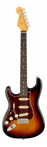 Guitarra eléctrica para zurdo Fender American Professional II Stratocaster de aliso 3-color sunburst brillante con diapasón de palo de rosa