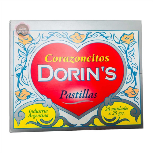 Corazoncitos Dorins X 20 U- Oferta En Sweet Market