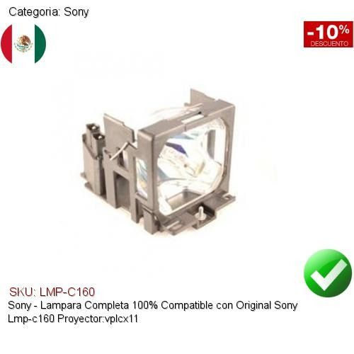 Lampara Compatible Proyector Sony Lmp-c160 Vplcx11