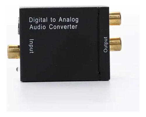 Adaptador Convertidor Optico A Rca Analogico 3.5 Audifonos
