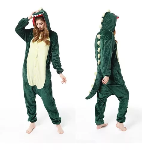 Pijamas Dinosaurio Pijama Completa Mameluco Disfraz Adulto Meses sin intereses