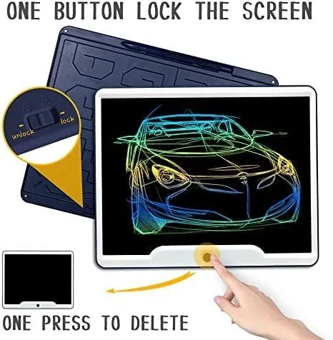 Tableta Lcd De Escritura Y Dibujo Electrónicos, Con Lápiz