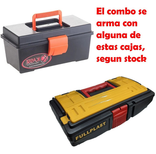 Combo Pesca Completo Caña Reel Caja De Pesca Lineas Plomadas