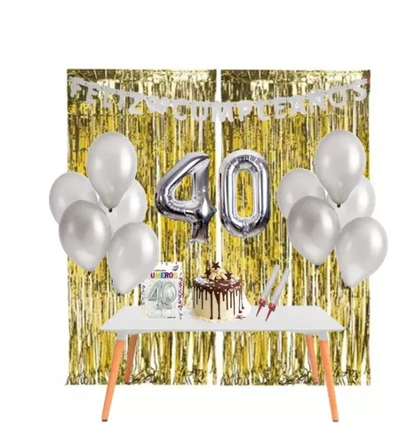 Decoración Cumpleaños 40 años - decoracion para fiestas