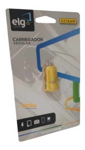 Carregador Veicular Mini 1a Cc1sam ELG Original