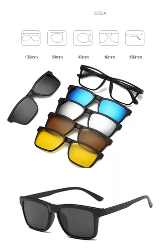 Lentes magneticos sale