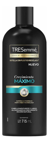  Shampoo Tresemmé Crecimiento Máximo 715ml