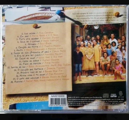 Cd - Flor Do Caribe - Trilha Sonora - Nacional - Novo