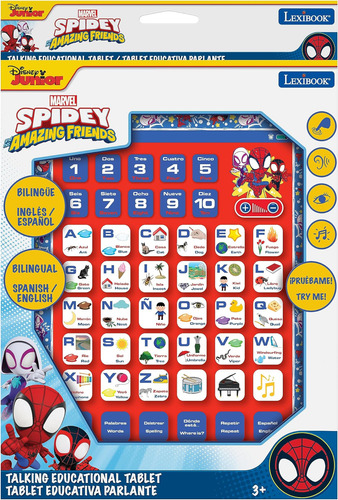 Tableta Interactiva Lexibook: Spidey Y Sus Increíbles Amigos