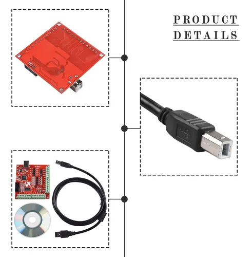 Tarjeta Controladora Mach 3 Usb Cnc Breakout Board