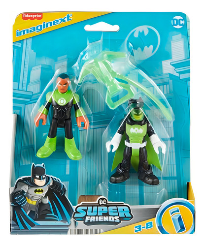 Figuras de Superamigos de Batman y Joker DC M5645v - Mattel