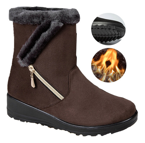 Botas De Nieve Cálidas Y Antideslizantes Para Invierno Para