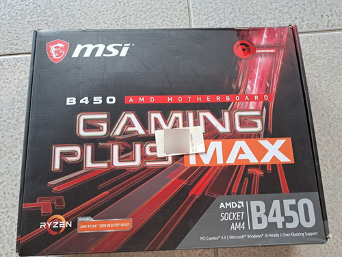 Tarjeta Madre Motherboard Amd B450 Msi Gaming Plus Max C/fan