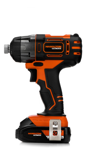 Imagen 3 de 9 de Atornillador Destornillador De Impacto Inalámbrico 20v - Hamilton Ultimate Ult112 - Incluye Accesorios Batería Cargador - Velocidad Variable