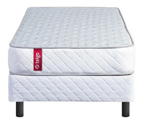 Sommier Telgo Diama 1 plaza de 190cmx80cm  blanco