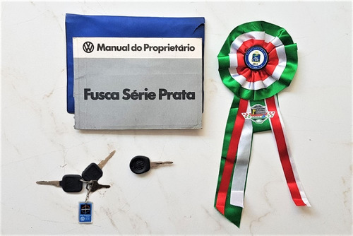 Vw Fusca Série Prata 1980 80 - Original Antigo - Placa Preta