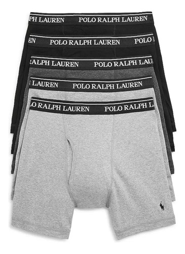 Polo Ralph Lauren Underwear Men's 5 Pack Classic Fit Boxer B
