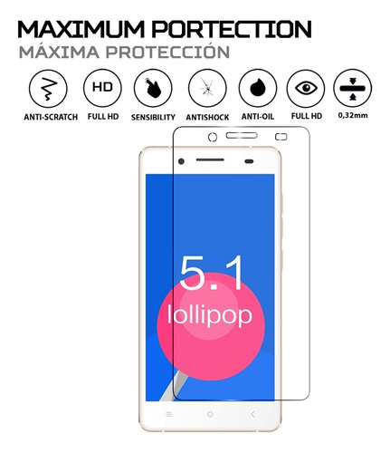 Protector Mica Pantalla Para Bluboo C100