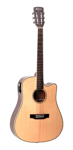      Violão Elétrico Crafter Rd600 Ce Tampo Sólido Natural