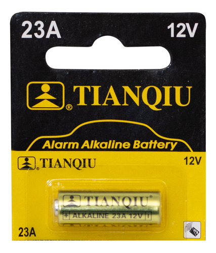 Batería Alcalina Para Alarmas 23a 12v Tianqiu Set X 5 Und
