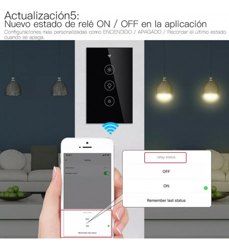 Inteligente Wifi Rf433 Dimmer Regulable Interruptor Moes Y