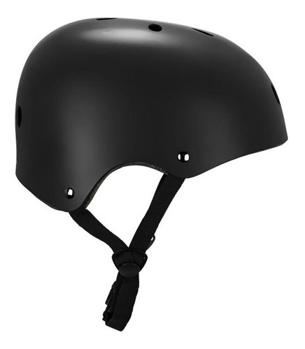 Capacete Proteção Bmx Patins Skate Tamanho M 54/56cm Preto