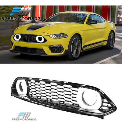 Fits 21-23 Mustang Mach 1 Coupe Front Upper Grille Abs W Zzg