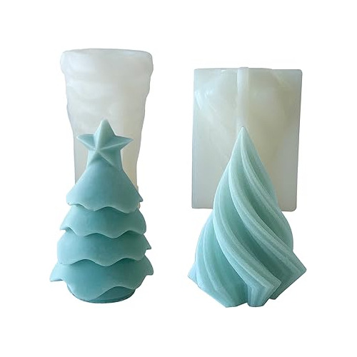 Midnadiy - Molde De Silicona 3d Para Árbol De Navidad, Molde