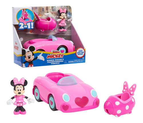 Just Play - Vehículo Transformador De Mickey Mouse Funhous.