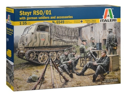 Steyr Rso/01 By Italeri # 6549 1/35 Incluye 7 Figuras