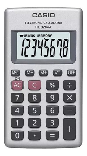 Calculadora Portatil Casio Hl 820va 8 Digitos Original Nueva