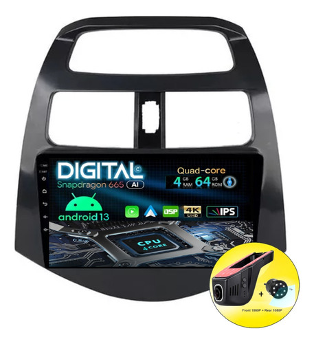 Radio Pantalla Android  Chevrolet Spark Gt 2012/18