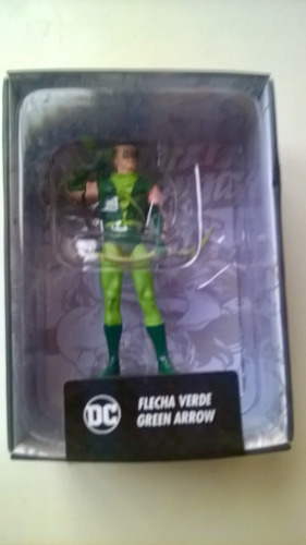Figura Green Arrow Resina De Acero Coleccion Dc Comics