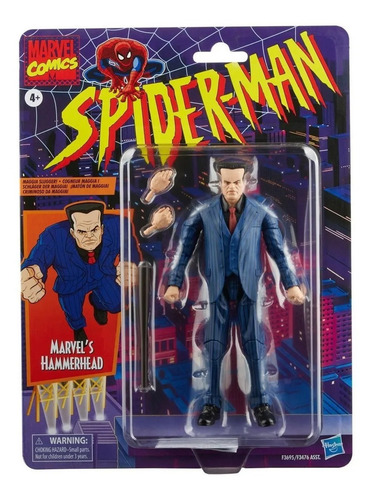Figura Marvel Hammerhead Spiderman Retro - Hasbro
