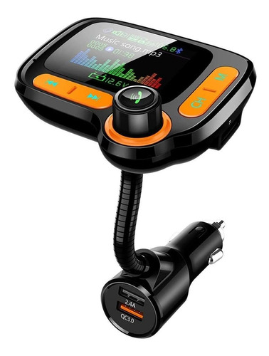 Adaptador De Coche Transmisor Fm Bluetooth Tsnam