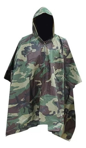 Camping Poncho Camuflaje Impermeable Camuflaje Impermeable