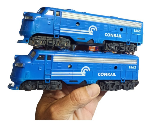 Locomotora Conrail Con Dummy Ho 1/87 Playart Ferromodelismo