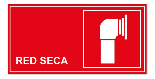 Señalética 34x17cm - Red Seca