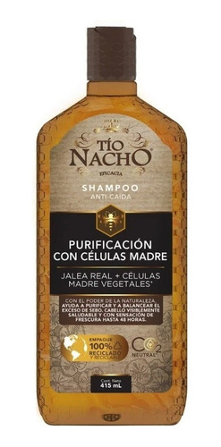 Tio Nacho Shampoo Células Madre Vegetales 415 Ml