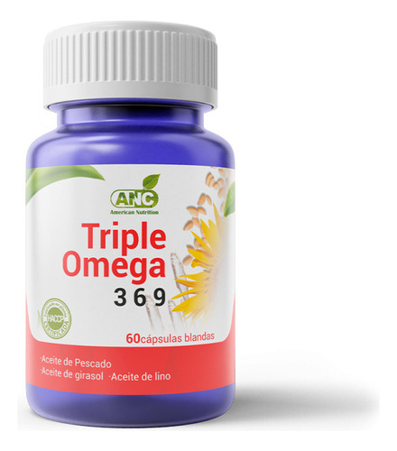 Triple Omega 3 6 9 X 60 Cáps Blandas Anc