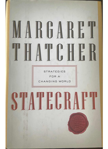 Statecraft. Libro. Margaret Thatcher.