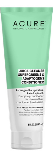 Acure, Juice Cleanse Supergreens Adaptogens 100 Vegan