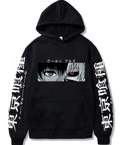 Hombre Mujer Ropa Harajuku Tokyo Ghoul Kaneki Print Sudadera