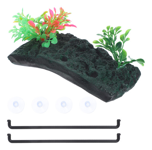 Plataforma De Tortuga Para Acuario, Isla Flotante Activa