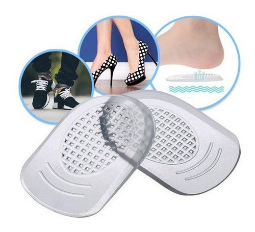 Plantilla Pies Silicona Gel Talonera Ortopédica Zapatos 1686