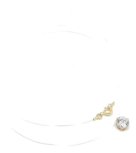 Imagem 2 de 3 de Gargantilha Em Nylon Com Fecho Em Ouro 18k Sem Pingente