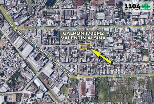 Imagen 3 de 30 de Galpón 1700m2 En Valentín Alsina Darragueira Al 800