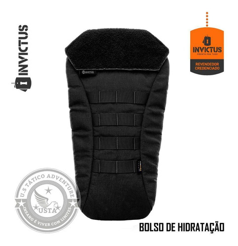 Bolso De Hidratação Camelback Tático Invictus Porta Refil 