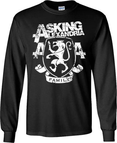 Asking Alexadria Playera Manga Larga Para Hombre Y Mujer D01