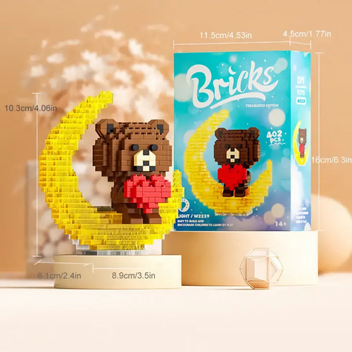 Bloques De Construccion San Valentin Pareja Regalo Bricks